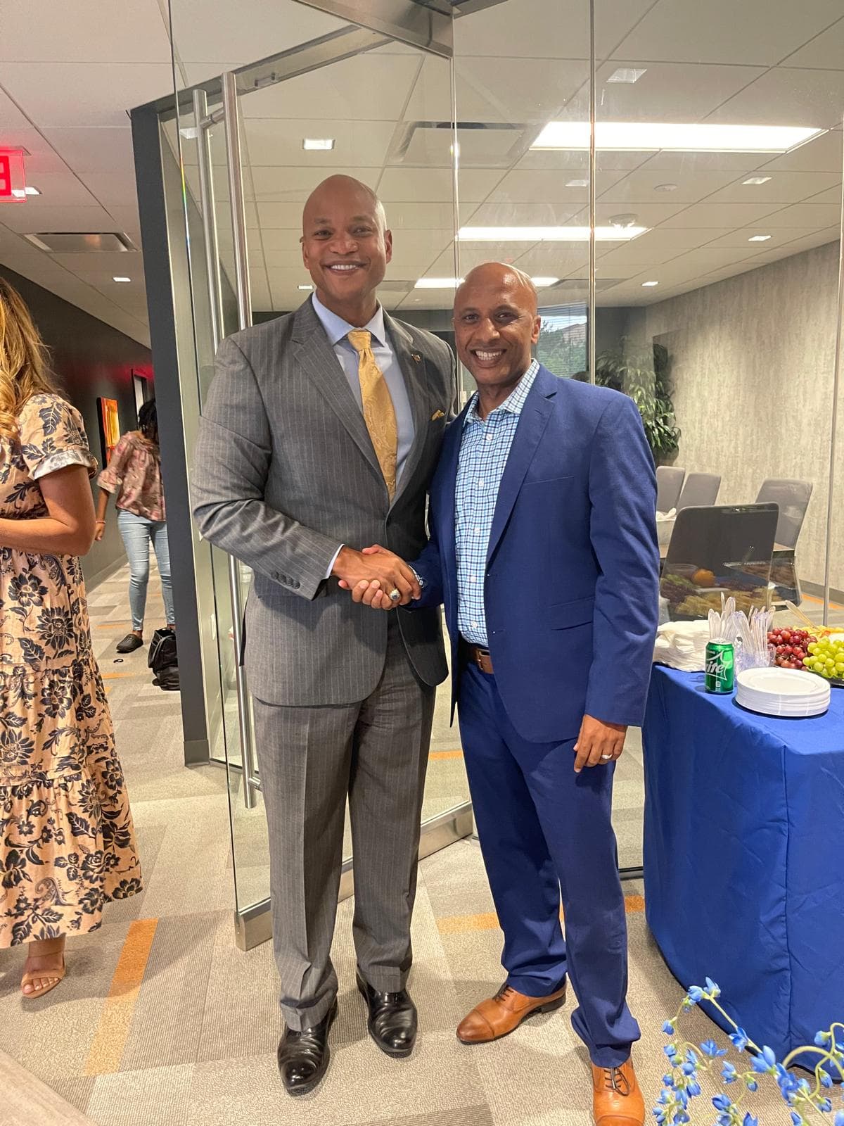 Community reception with elected officials