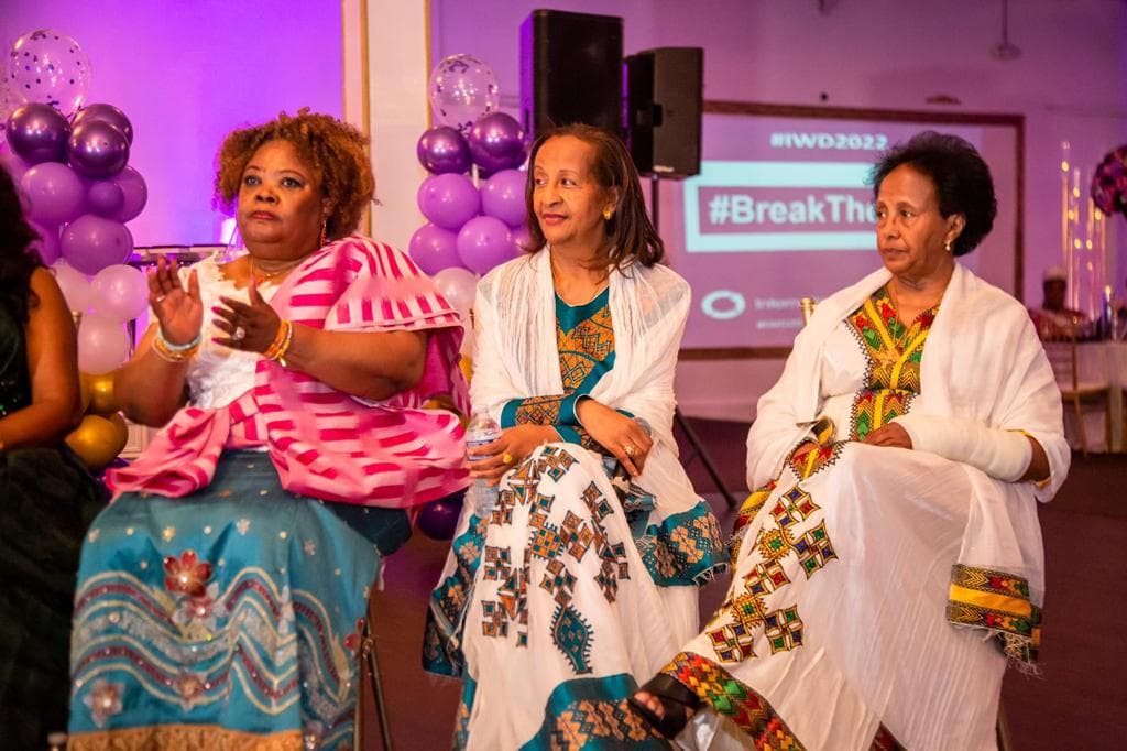 Panelists seated during a community discussion